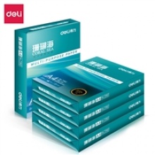 得力（deli）珊瑚海5包裝70gA4復(fù)印紙 500張/包 整箱2500張